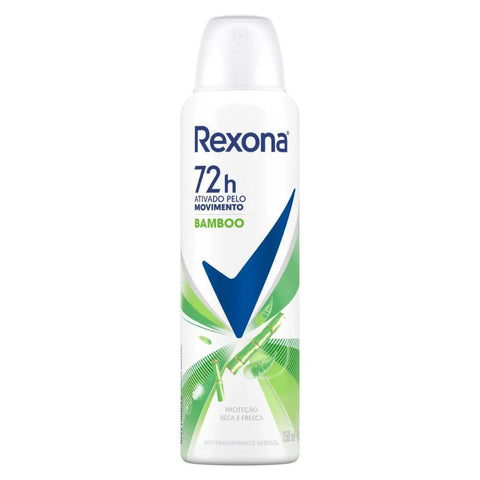 Desodorante Antitranspirante Feminino Rexona Motionsense Bamboo, Aerossol, 1 Unidade Com 150Ml