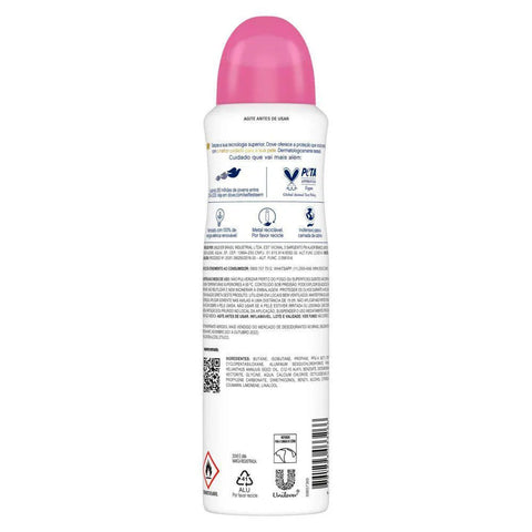 Desodorante Antitranspirante Feminino Dove Go Fresh, Romã e Verbena, Aerossol, 1 Unidade Com 150Ml