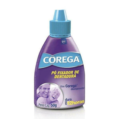 Fixador Para Dentadura Corega Em Pó, 1 Unidade Com 50G