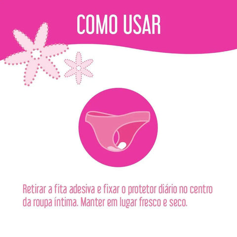 Protetor Diário Carefree Sem Perfume 40 Unidades
