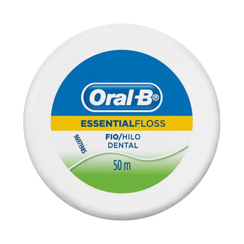 Fio Dental Oral-B Essential-Floss Hortelã, 1 Unidade Com 50M