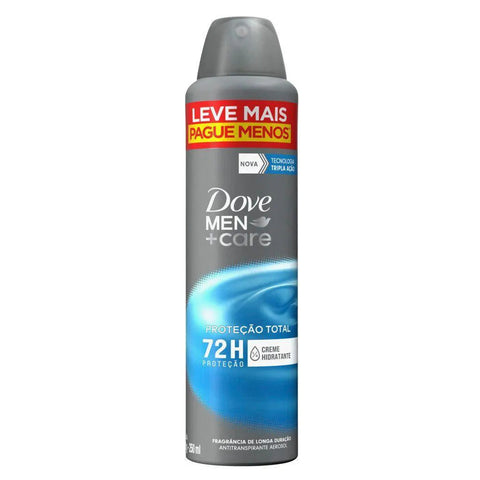 Desodorante Masculino Dove Men + Care Cuidado Total Aerossol, 1 Unidade Com 250Ml