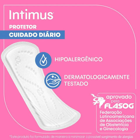Protetor Diário Intimus Days Sem Perfume, Pacote Com 40 Unidades