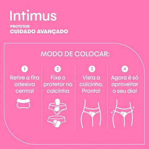 Protetor Diário Intimus Com Indicador de Troca 80 Unidades