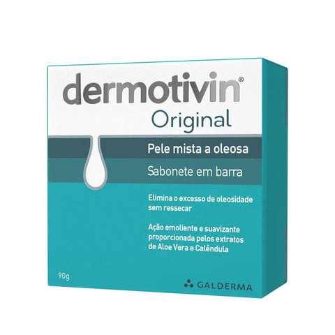 Sabonete Em Barra Dermotivin Original 90G