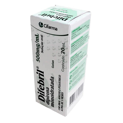 Difebril 500mg/mL - 20 mL - Gotas