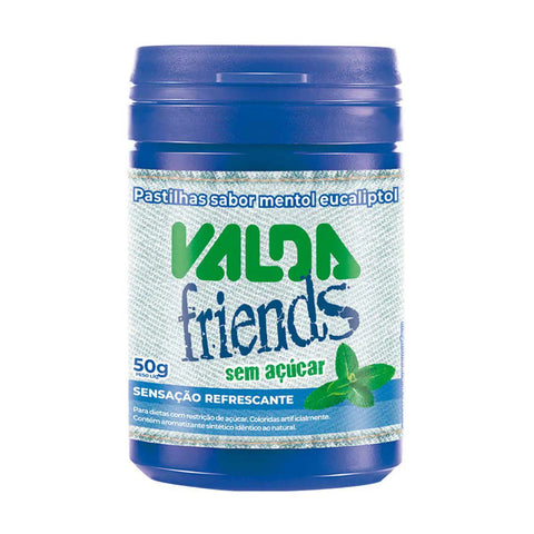 Valda Pastilha Pote Mentol Eucalipto 50G Com 6
