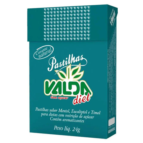 Valda Diet Pastilhas Fliptop Com 12X24G