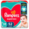 Fralda Pampers Supersec Tamanho M - 52 Unidades