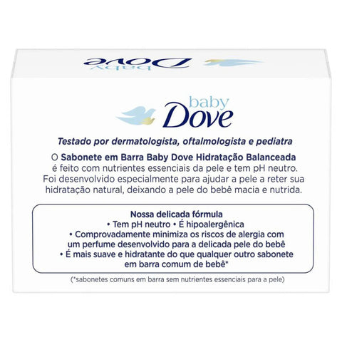 Sabonete Em Barra Dove Baby Hidratação Balanceada 75G