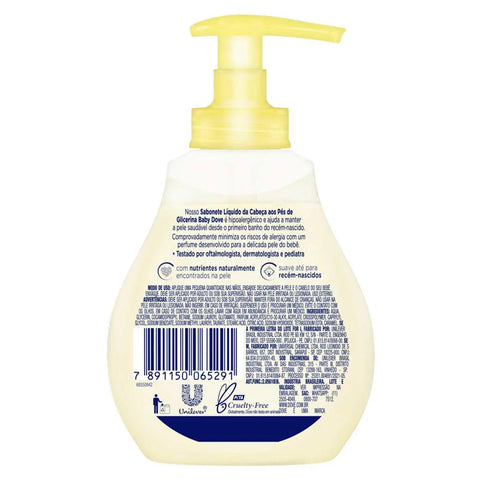 Sabonete Dove Baby Hidratacao Glicerinada 200 Ml