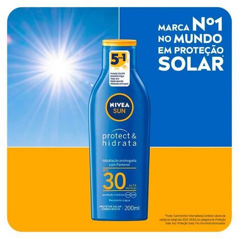 Kit Nivea Sun Protetor Solar Protect&Hidrata FPS 30 - 200 mL + 100 mL