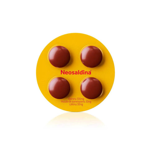 Neosaldina 30mg + 300mg + 30mg - 4 Unidades - Comprimido (A1)