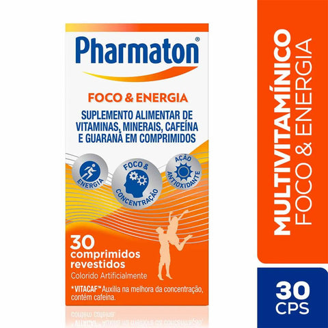 Polivitamínico Pharmaton Energy 30 Unidades - Comprimido