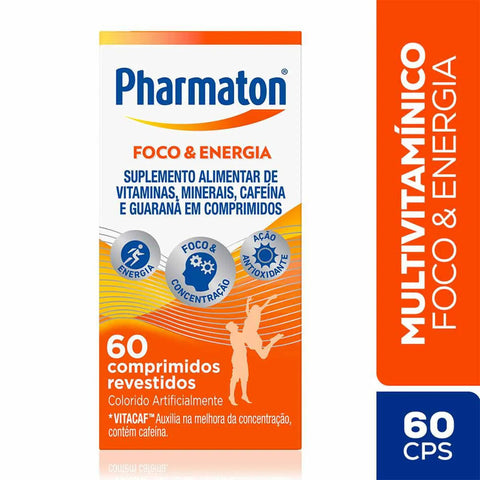 Polivitamínico Pharmaton Energy 60 Unidades - Comprimido
