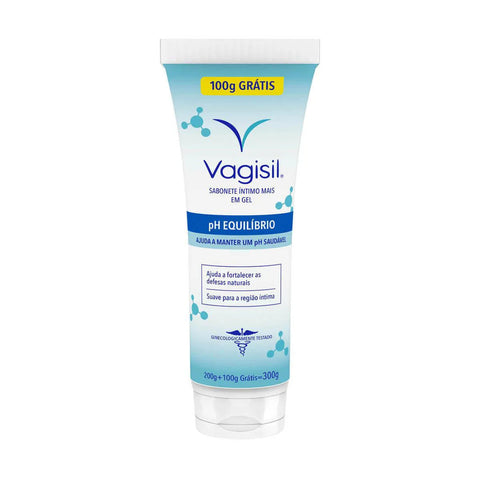 Sabonete Intímo Vagisil Prevent Plus Gel Com 200G + 100G, Grátis