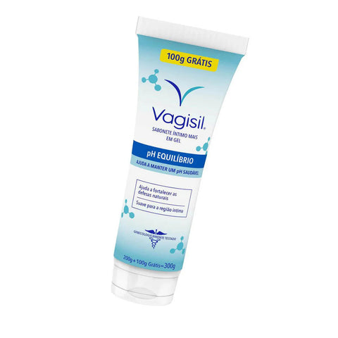 Sabonete Intímo Vagisil Prevent Plus Gel Com 200G + 100G, Grátis