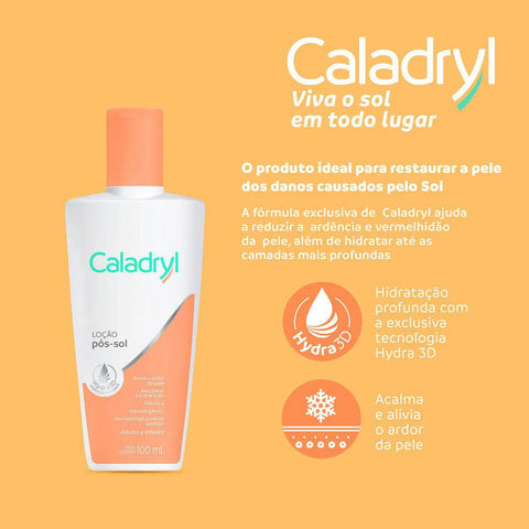 Loção Caladryl Pos Sol 100 Ml