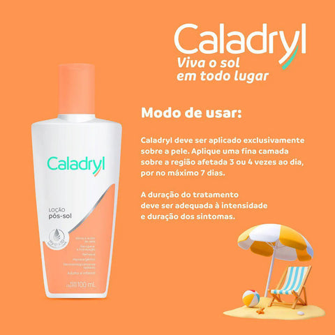 Loção Caladryl Pos Sol 100 Ml