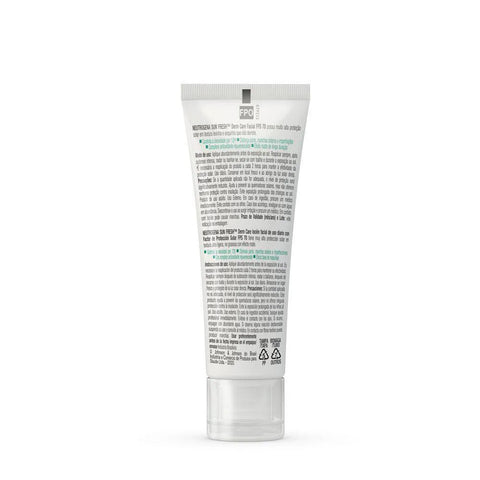 Protetor Solar Facial Neutrogena Sun Fresh Derm Care Pele Clara - Mista a Oleosa - FPS 70 - 40 g