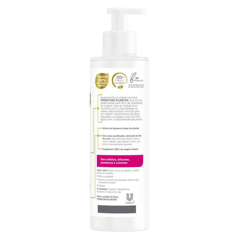 Shampoo Dove Poder Das Plantas Nutrição 300Ml