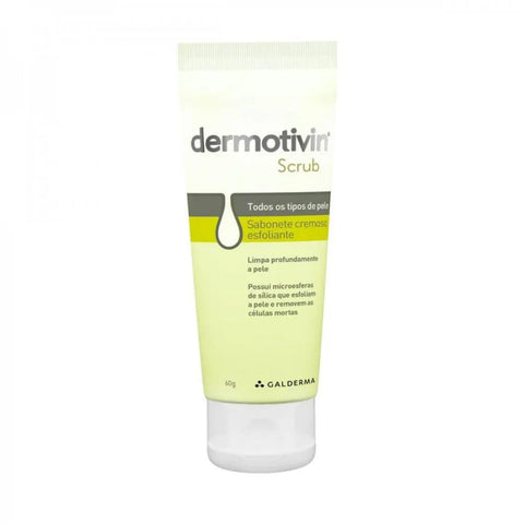 Sabonete Dermotivin Scrub Cremoso Esfoliante Todos Os Tipos de Pele 60G