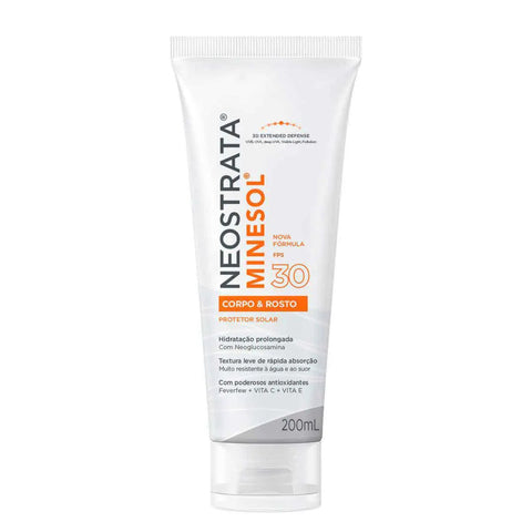 Protetor Solar Neostrata Minesol Corpo & Rosto FPS 30 - 200 mL