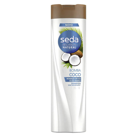 Shampoo Seda Recarga Natural Bomba Coco 325Ml