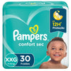 Fralda Pampers Confort Sec Tamanho XXG - 30 Unidades