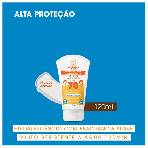 Protetor Solar Corporal Australian Gold Kids FPS 70 - 120 g