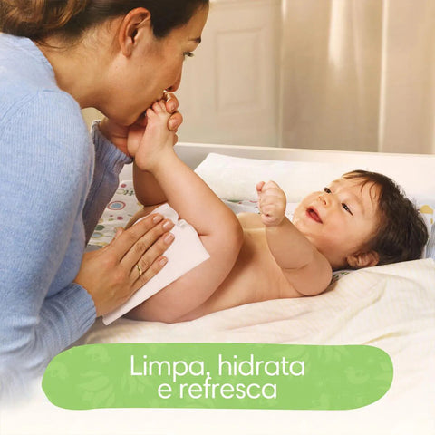 Lenço Umedecido Pampers Aloe Vera 192 Unidades
