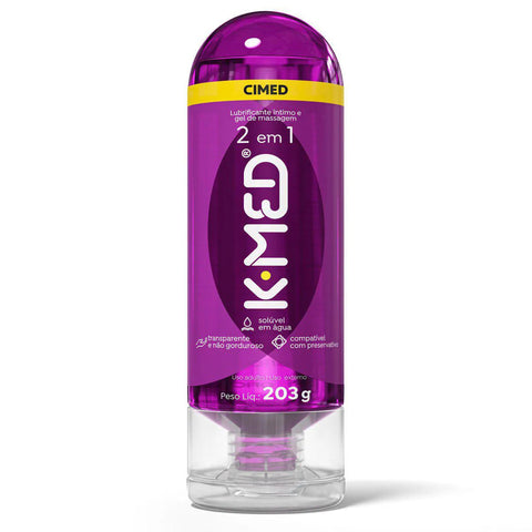 Lubrificante Íntimo K-Med 2 Em 1 - 1 Unidade Com 200Ml