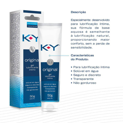 K-Y Gel Lubrificante Intimo 50G
