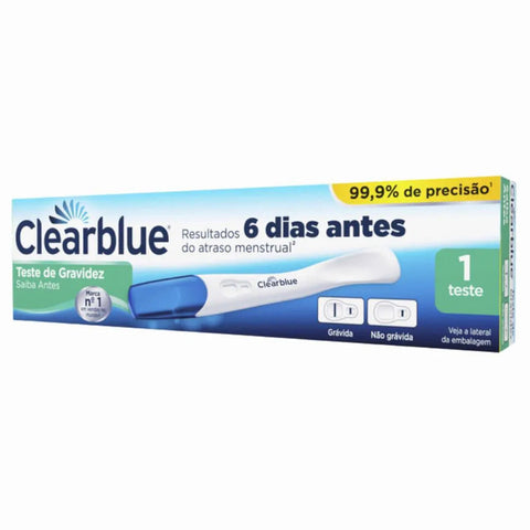 Teste de Gravidez Clearblue Saiba Antes