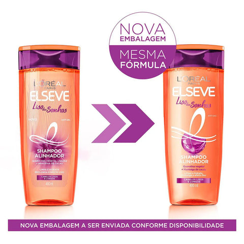 Shampoo Elseve Liso Dos Sonhos 400Ml
