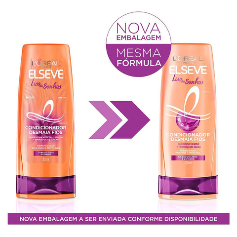 Shampoo Elseve Liso Dos Sonhos 200Ml