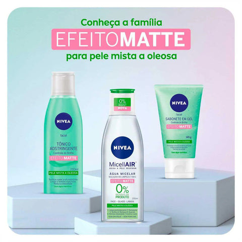 Tônico Adstringente Facial Nivea Controle de Brilho Efeito Matte 200Ml