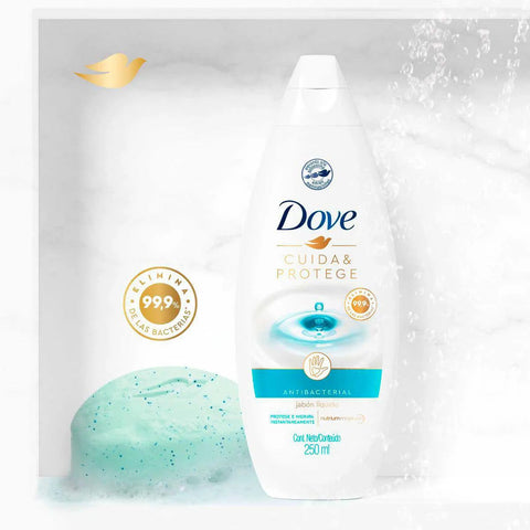 Sabonete Dove Cuida & Protege Antibacteriano, Líquido, 1 Unidade Com 250Ml