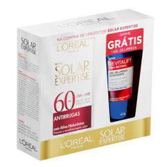 Kit L'Oréal Protetor Solar Expertise Antirrugas + Gel de Limpeza Revitalift Pro-Retinol FPS 60 - 40 g + 40 g
