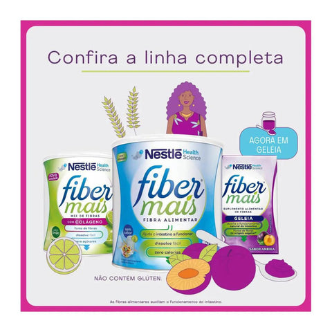 Fibermais Suplemento Alimentar Ameixa - 190 g - Geleia