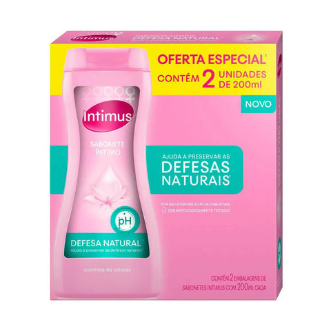 Kit Sabonete Intimo Intimus Defesa Natural 2 Unidades Com 200mLCada