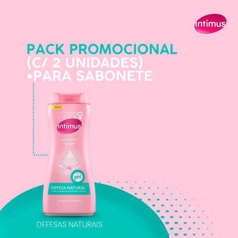 Kit Sabonete Intimo Intimus Defesa Natural 2 Unidades Com 200mLCada