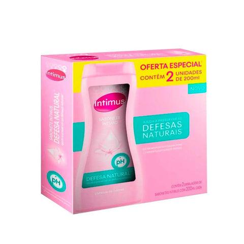 Kit Sabonete Intimo Intimus Defesa Natural 2 Unidades Com 200mLCada