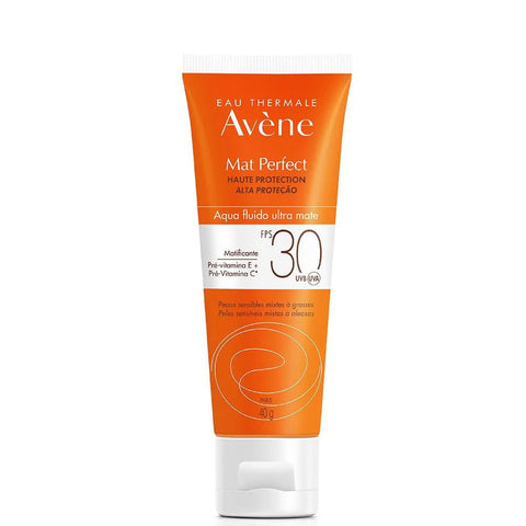 Protetor Solar Facial Avène Mat Perfect Sem Cor - FPS 30 - 40 g