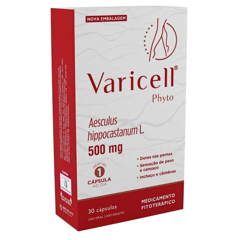 Varicell Phyto 500mg - 30 Unidades - Cápsula