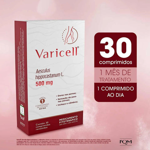 Varicell Phyto 500mg - 30 Unidades - Cápsula