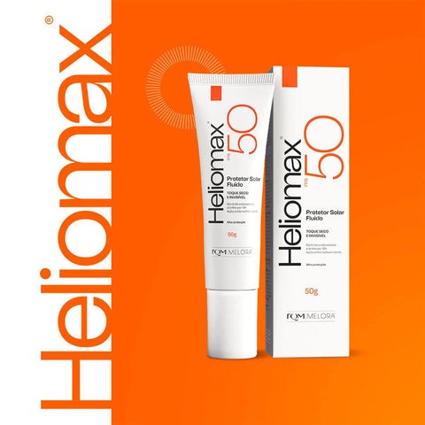 Protetor Solar Facial Heliomax Fluido FPS 50 - 50 g