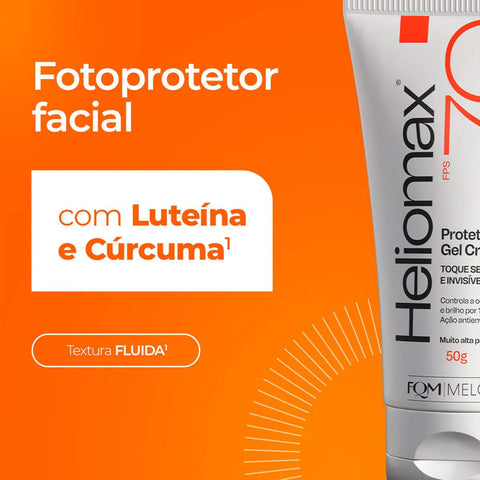 Protetor Solar Facial Heliomax Gel FPS 70 - 50 g