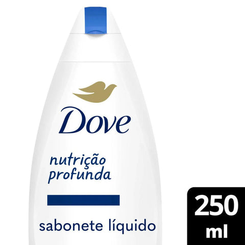 Sabonete Dove Nutrição Profunda Líquido, 1 Unidade Com 250Ml