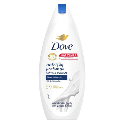 Sabonete Dove Nutrição Profunda Líquido, 1 Unidade Com 250Ml